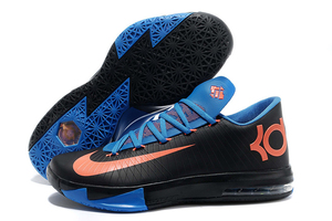 Kevin Durant 6 VI Mens Shoes In BlackPhoto BlueOrange Design