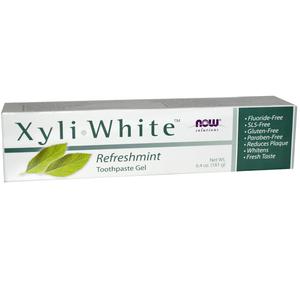 Now Foods, Solutions, Xyli-White Toothpaste Gel, Refreshmint