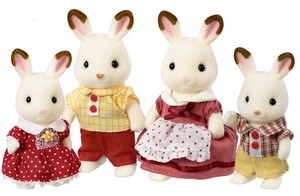 Sylvanian families кролики и байда к ним