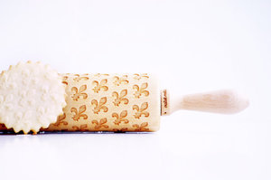 FLEUR DE LIS - Embossing rolling pin