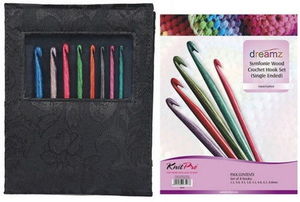 KnitPro Dreamz Symfonie Wood Single Ended Crochet Hook Set