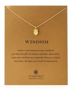 Gold-Dipped Wisdom Owl Necklace