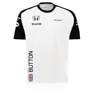 McLaren Honda Jenson Button Team T-Shirt Male White