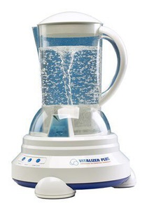 Vitalizer Plus Hexagonal Oxygen Water Maker with 2 mineral cubes