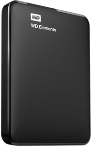 Внешний жесткий диск WESTERN DIGITAL Elements Portable 1TB Black WDBUZG0010BBK