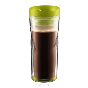 Bodum "Travel Mug" кружка дорожная, цвет: зеленый