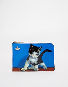 Клатч с котенком Vivienne Westwood