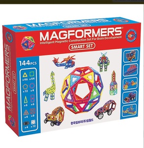 МАГНИТНЫЙ КОНСТРУКТОР MAGFORMERS SMART SET С КОЛЕСАМИ (144 ДЕТАЛИ)