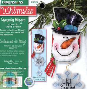 Dimensions Whimsies - Snowman Hanger