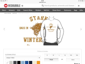 Stark winter is coming t-shirt