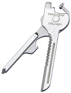 Swiss+Tech ST66676 Utili-Key 6-in-1 Key Ring Multi-Function Tool