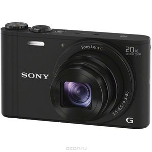 Sony Cyber-shot DSC-WX350, Black цифровая фотокамера