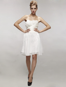 EL USAHS049 A-line Strapless Wedding Dress