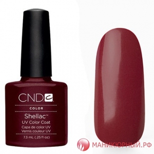 CND Shellac цвет Dark Lava 7,3 мл (темнобордовый)№37