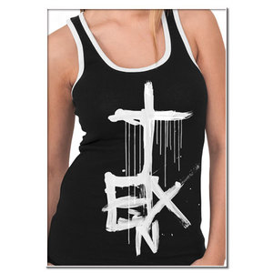 Girlie TankTop 'Schmierkreuz'