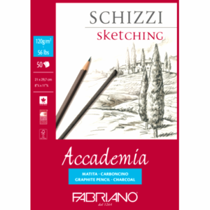 Fabriano Accademia scetching блокнот на спирали 14,8x21см(А5)