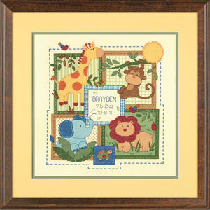 Dimensions Baby Birth Record Counted Cross Stitch