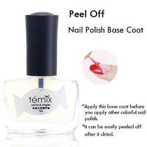 Transparent Nail Polish Base Coat Peel Off