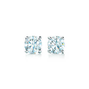 Tiffany Solitaire Diamond Earrings