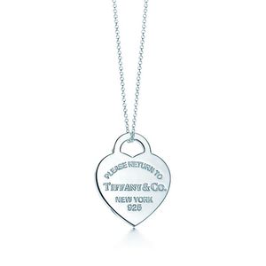 Tiffany Heart Tag Pendant