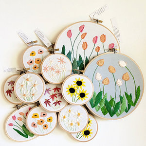 Mini Embroidered Hoop