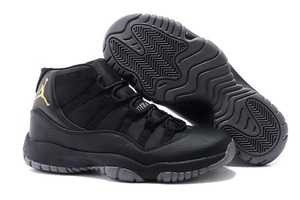 Mens All Black 2015 New Air Jordan Retro 11 Basketball Shoes 711