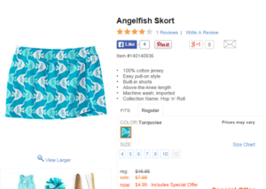 Angelfish Skort