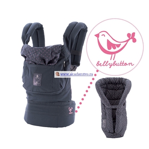 Рюкзак Ergo Baby Carrier Designer Bellybatton + вставка с рождения