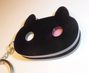 Cookie Cat Keychain