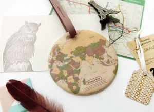 Именные бейджи для путешествий 'Worldmap Nametag'