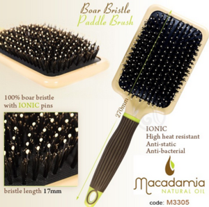 Macadamia Natural Oil Paddle Cushion Brush