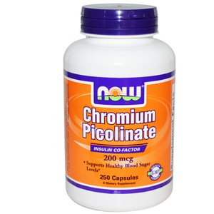 Now Foods, Chromium Picolinate, 200 mcg, 250 Capsules