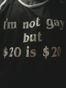 футболка "i`m not gay, but 20$ is 20$"