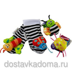 Lamaze развивающие игружки на ручки и ножки