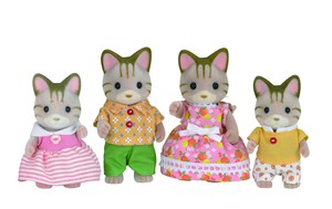 Набор "Семья Полосатых Кошек", Sylvanian Families