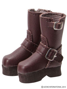 Pure Neemo Size - Komorebi Mori no Oyofukuya-san "Engineer Boots" / Brown (DOLL CLOTHING)