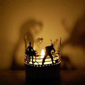 Tea light deco "Rammstein"