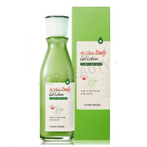 Want This to get rid of pimples: ETUDE HOUSE AC Clinic Daily Gel Lotion