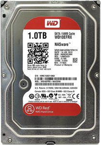 Жесткий диск Western Digital Red WD10EFRX