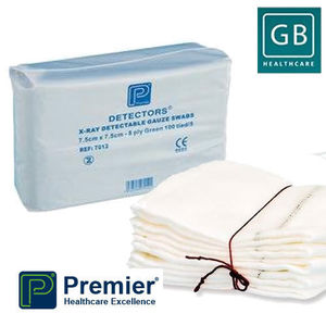 PREMIER FIRST AID GAUZE SWABS XRAY DETECTABLE - VARIES SIZES & PLYS