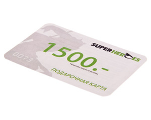 Superheroes.ru - Gift Card 1500 RUB