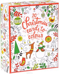 20 Christmas Cards to Colour