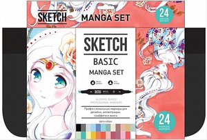 Набор маркеров SKETCH Manga set 24