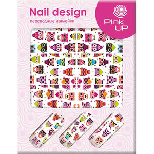 Наклейки для ногтей PINK UP NAIL DESIGN ANIMAL тон 51 (совы)