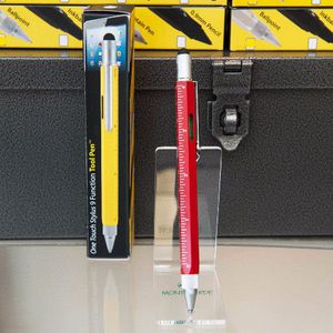 The Tool Pen - Ballpoint in Red - 9 tools in one