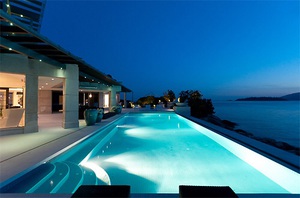 Night Swimming Pool