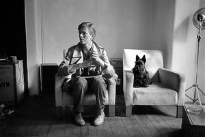 David Bowie with Scottie Dog