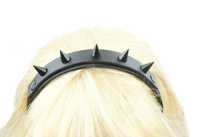 Spikes Leather Hair Headband