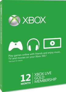 Подписка xbox live gold на 12 месяцев