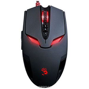 A4Tech Bloody V4MA Metal Activated, Black Red игровая мышь